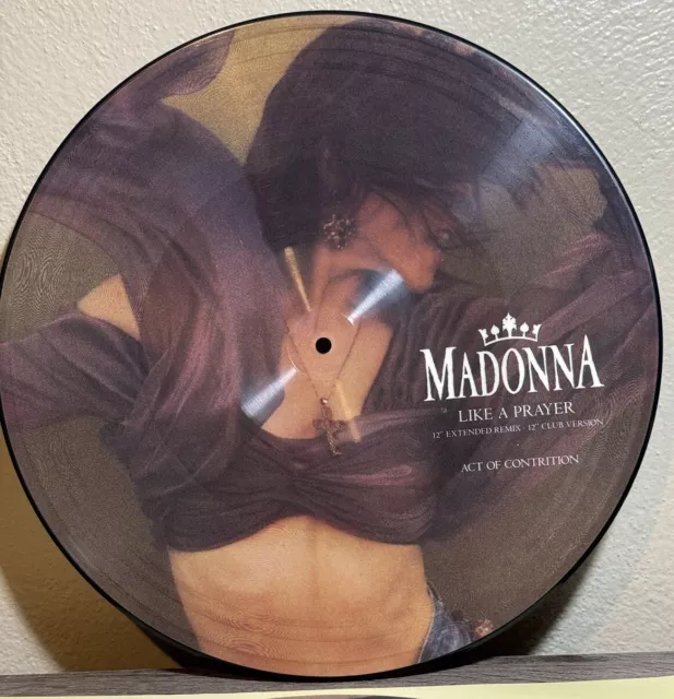 Madonna  Like A Prayer 12”Lp Vinyl Limited Edition Picture Disc Made In England