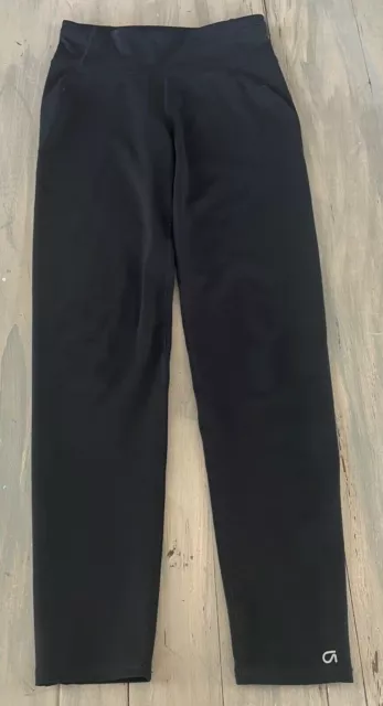 GAP GAPFIT GIRLS Sport gDry Active Zip Pocket Ankle Leggings XL 12 Black