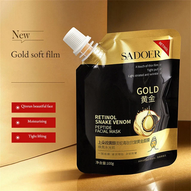 100G GOLD MASK Retinol Peptide Snake Venom Huasurv Venom Deeply Clean