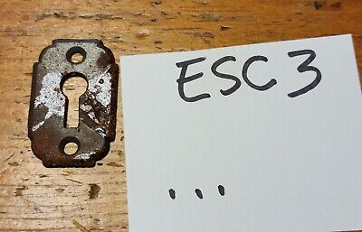 Vintage Cast Iron Skeleton Key Hole Escutcheon Hardware - ESC3