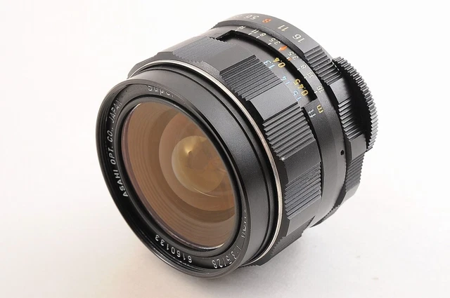 【 Near Mint ＋】 Pentax Smc Super Multi Coated Takumar 28mm F/3.5 Mf Objectif En 3