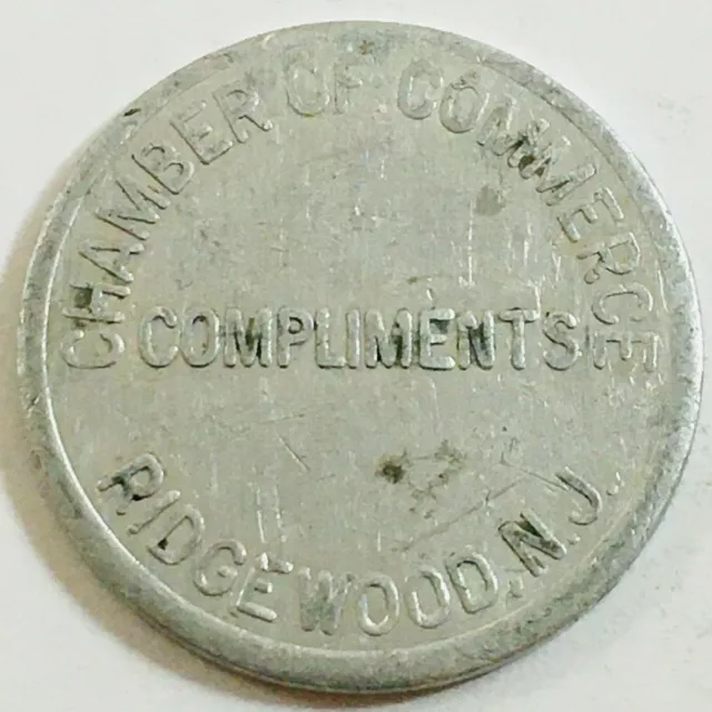 Chamber of Commerce Free Parking Token Ridgewood, NJ