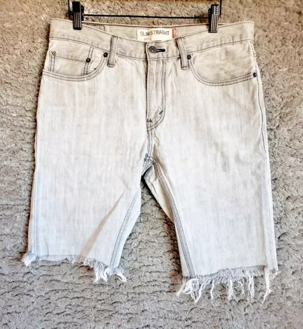 Levi's 514 Cut Off Jeans Shorts Size 32