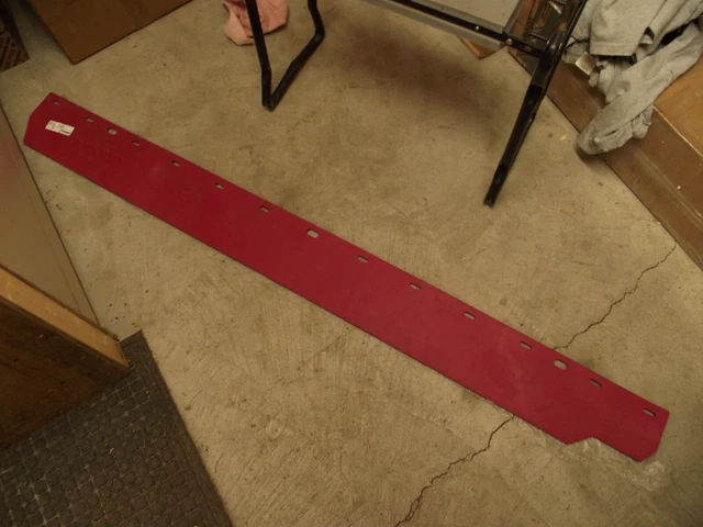 OEM Tennant Red Rubber Skirt 367692  VACUUM HEAD SKIRT 63 1/2 X 6 INCHES