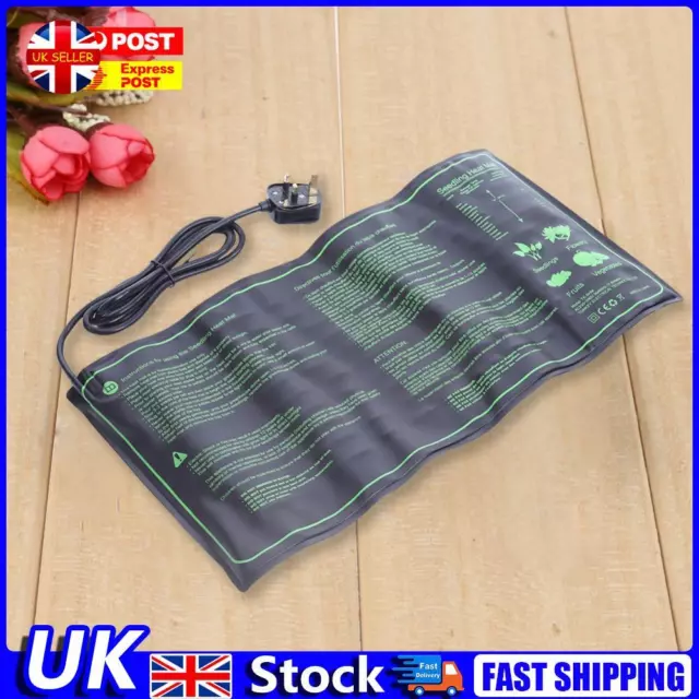 18W Propagation Planting Heat Mat Plant Pad Germination Reptile Med 53*25cm UK