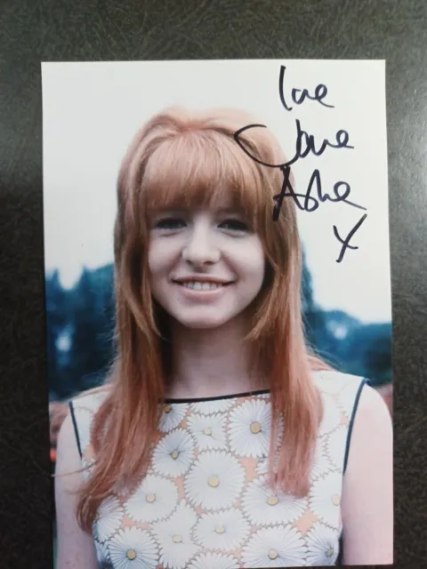 JANE ASHER Authentic Hand Signed Autograph 4X6 Photo - BEAUTIFUL ACTRESS