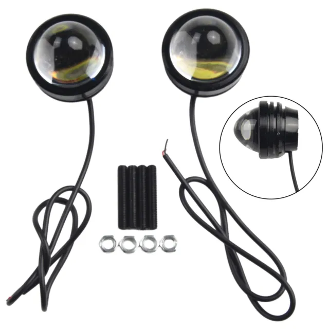 12-24V Universale Nebbia Luce Bull Occhio LED Proiettore Auto Diurna 2pc Set Di