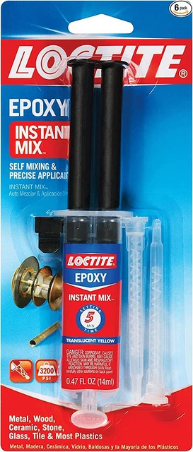 Epoxy Five Minute Instant Mix 0.47-Fluid Ounce Syringe, HC1060027 (1365868)