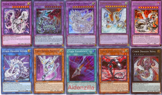 Zane Truesdale Deck Yu-Gi-Oh! GX Zane Truesdale Cyber End Dragon Deck - 66  Cards, Near Mint, Duel Academy Yugioh Dragon Deck