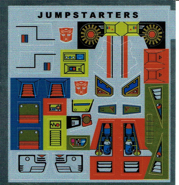 Metroplex Sticker TRANSFORMERS GENERATION 1, G1 Autobot Metroplex Repro Labels / Stickers ...