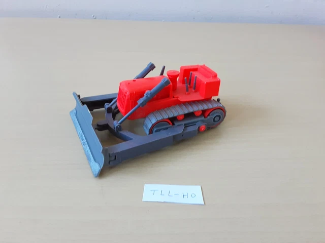 NOREV - 111 - Bulldozer Continental CD-8 - Rouge et jaune