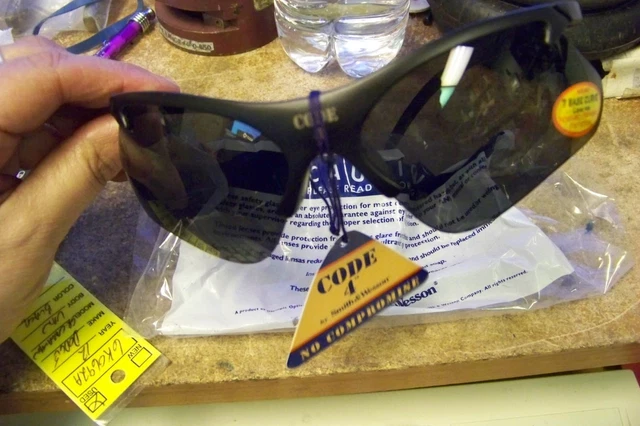 Jackson Safety Smith and Wesson SW265SI Code 4 Safety Glasses with Black Frame