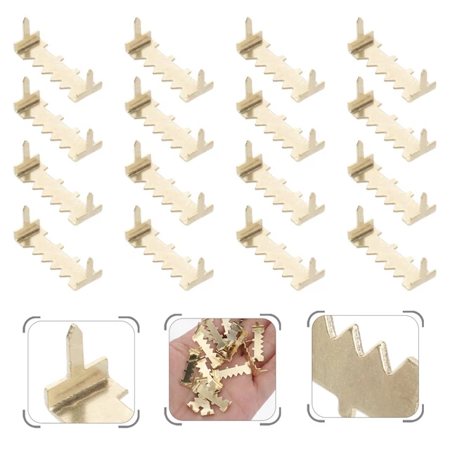 100 Pcs Picture Hanging Hooks Heavy Duty Clothes Rack Photo Frame Hangers