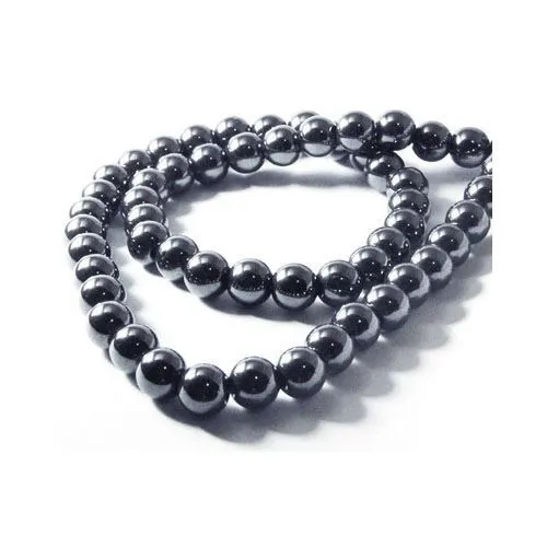 Grey Hematite (Non Magnetic) Beads Plain Round 6mm Strand Of 60+