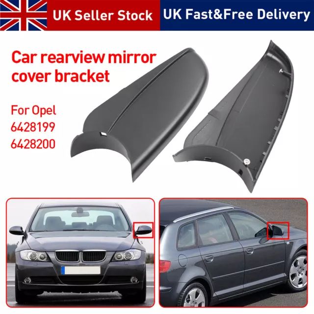 2X Door Wing Mirror Cover Right + Left For Vauxhall Opel Astra H Mk5 (2004-2009)
