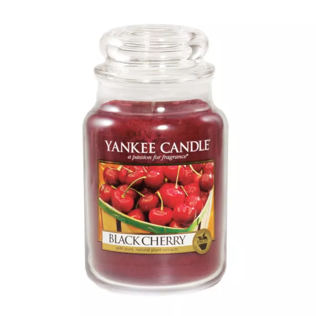 Yankee Candle Black Cherry Duftkerze Grosses Glas 623 g