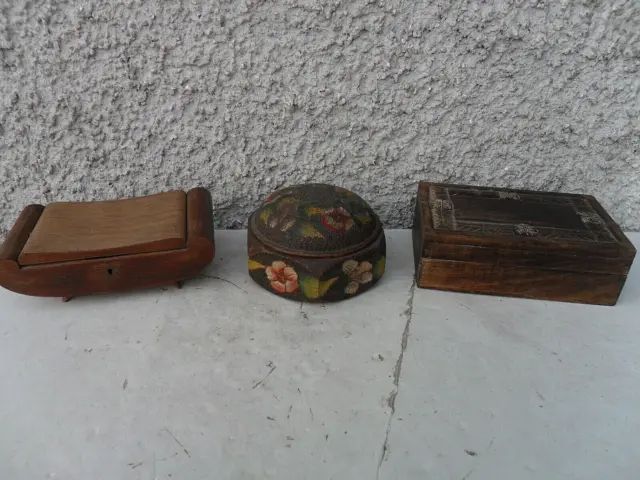 Bauli anticati fatti a mano legno scatole artigianali contenitori