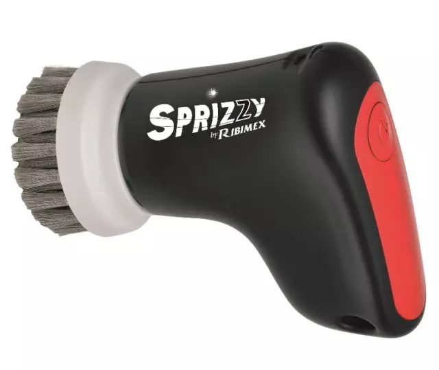 Spazzola Multifunzione Batteria Sprizzy Pulizia Metalli Pelle Vetro Bbq Auto