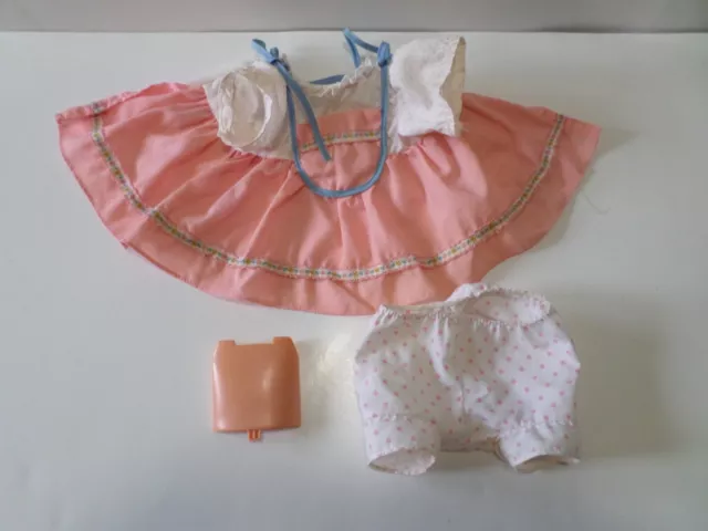  Baby Alive 1990 Kenner Vintage Battery Cover, Dress and Underwear
