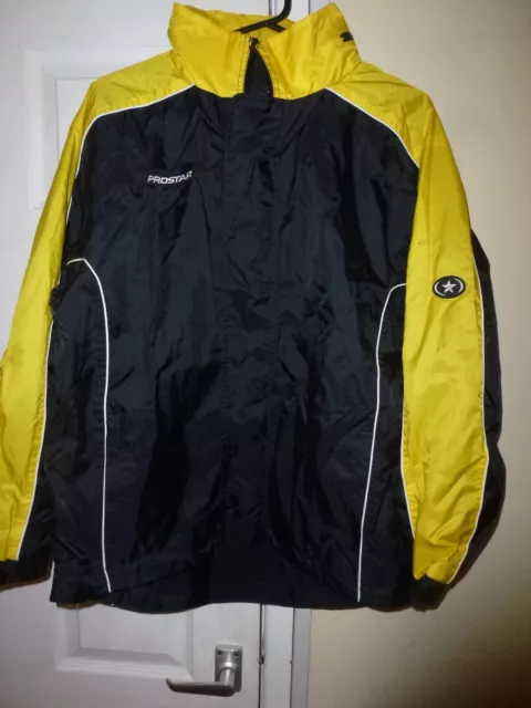 Prostar Hurricane Rain Jacket - Black/Yellow/White - Various Sizes