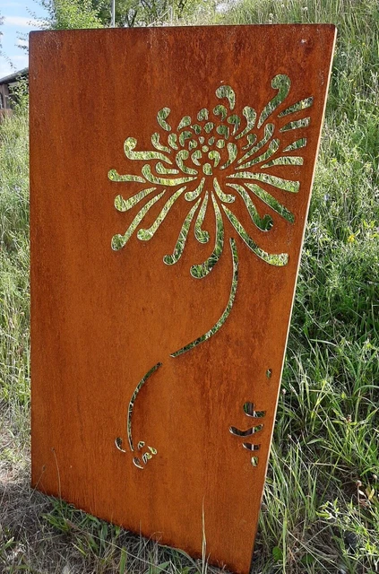 Schild Gartenschild Edelrost Rost Zum Einstecken Rostige