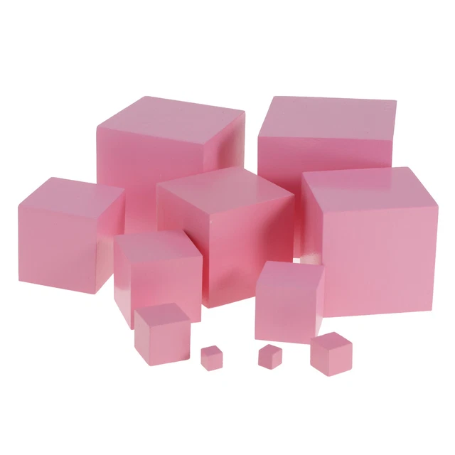 Lot de 10 blocs de construction en bois, ensemble de blocs d'empilage pour 6