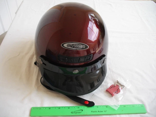 Cyber Helmet 643222, Model U-1 Wine MD,Tucker Rocky,Biker's Choice,Size M Medium