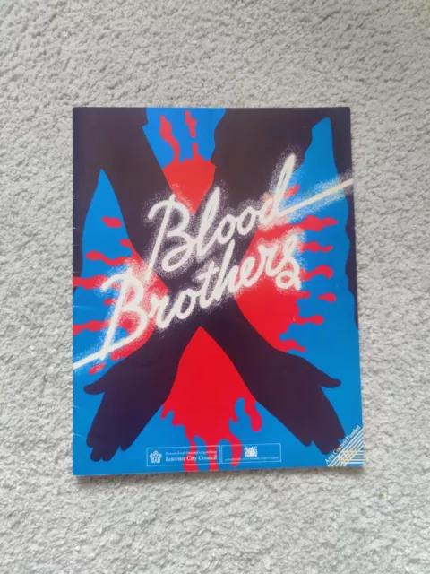 Blood Brothers Willy Russell Programme Leicester Haymarket 1986