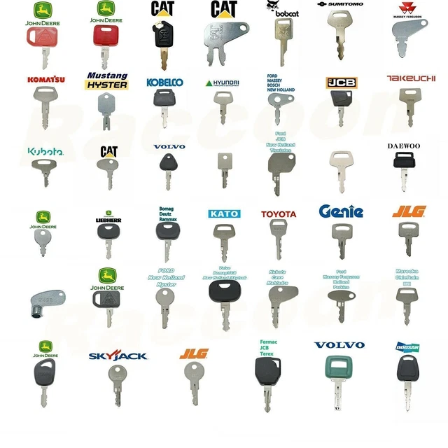 Chiavi Compatibili Cat Komatsu Jcb Set Di 41 Chiavi Per Macchine Movimento Terra - Compatibile Con CAT, Komatsu, JCB, Kubota, Volvo, Doosan, JLG MOUNTPARTS Chiavi - Foto 11