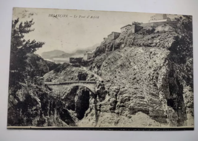 CPA Carte Postale Ancienne Briançon Le Pont d'Asfeld Postcard