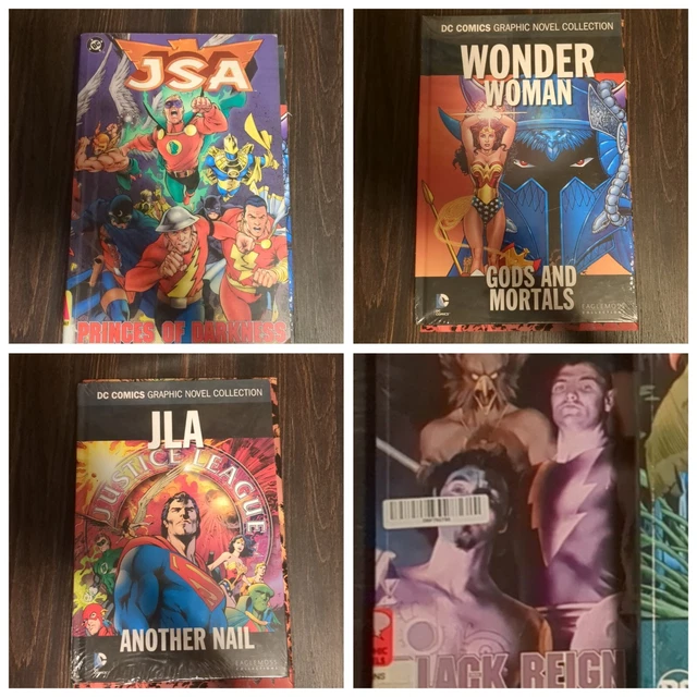 DC Comics Graphic Novel Eaglemoss HC TPB Bundle LOT JLA JSA Wonder Woman Batman