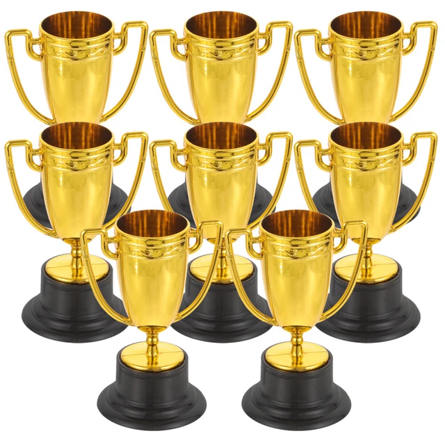 Trophée Golf Doré – Gravure Personnalisable (jusqu'à 3 Lignes), Bois Blanc
