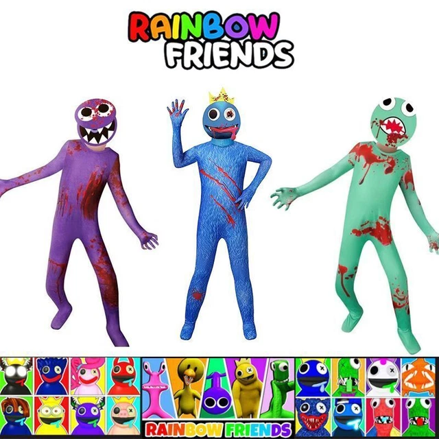 ROBLOX RAINBOW FRIENDS Cosplay Costume Kids Adult Jumpsuit Mask Suit