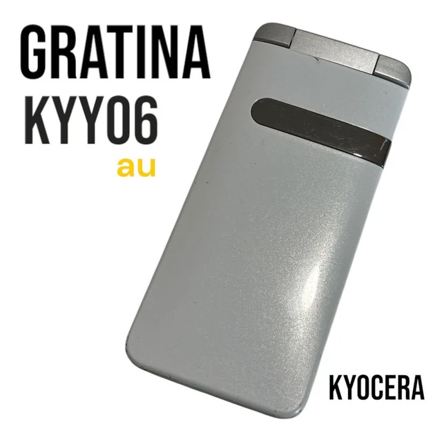 KYOCERA AU GRATINA 4G Kyf31 White UNLOCKED NEW Japan Keitai