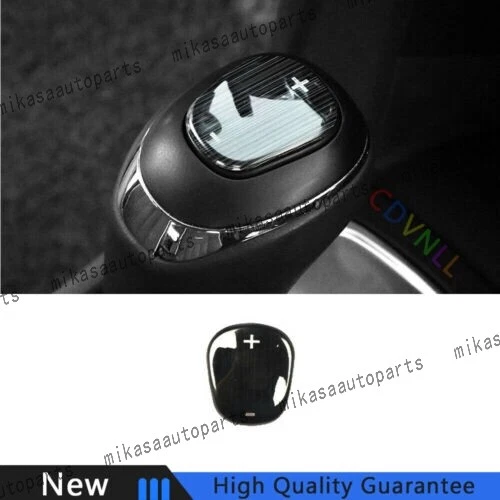 For Chevrolet Equinox 18-2021 Black Titanium Gear Shift Knob Shifter Lever Trim