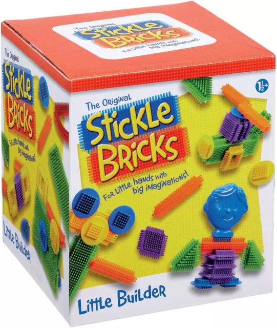 Stickle Bricks TCK08000 Hasbro Stick Little Builder Construction Set,14 x 14 x