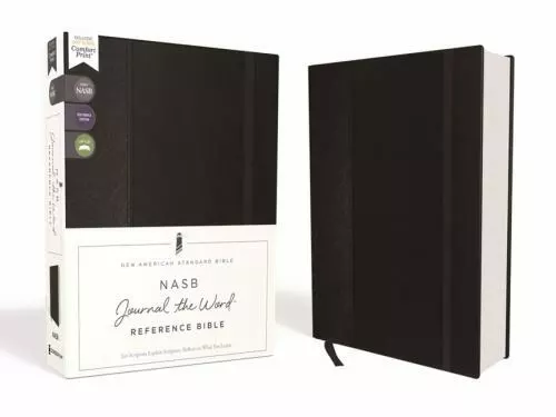 Nasb, Journal the Word Reference Bible, Hardcover, Black, Elastic Closure,...