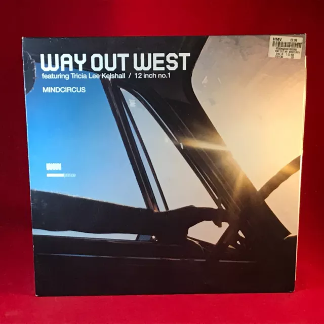 WAY OUT WEST  Mindcircus - 2002 UK 12" Vinyl single TRICIA LEE KELSHALL original