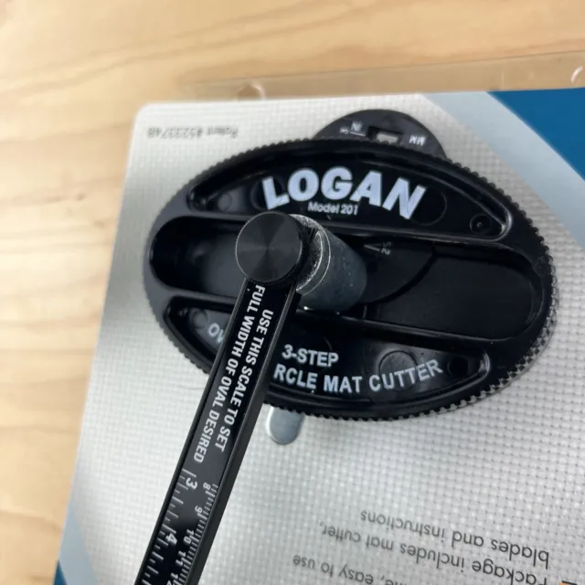 -Cortador de estera ovalada y circular Logan Graphic Products número de modelo 201 3