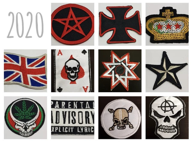 LOGO FLAG SYMBOL Patch to Iron on / Sew on Embroidered Cloth Patches ...