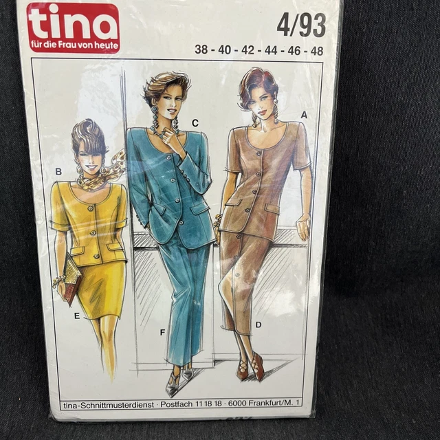 ️SCHNITTMUSTER TINA FERTIGSCHNITT S. Bilder EUR 3,00 - PicClick DE