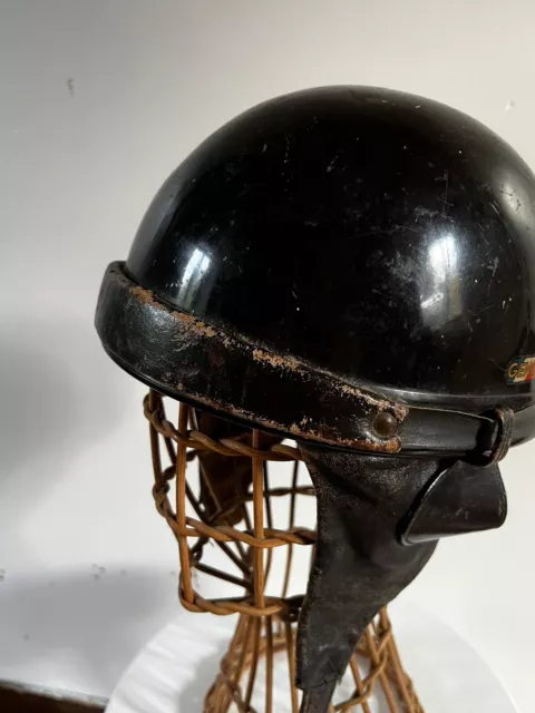 Ancien Casque De Moto Bol  Géno Paris -