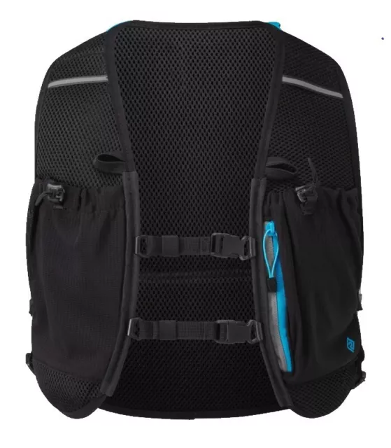 Paquete de chalecos para correr Ronhill, paquete de hidratación para corredores, chaleco OTM 4L negro LP £60 2