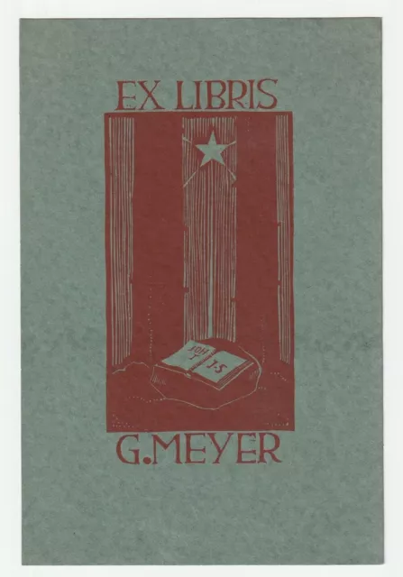 HENK MEIJER: Exlibris für G. Meyer