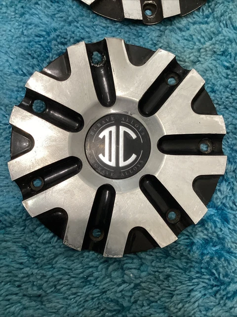 2Crave Gloss Black/Machined Wheel Center Caps – PD-CAPSX-P8030 – Set Of 2