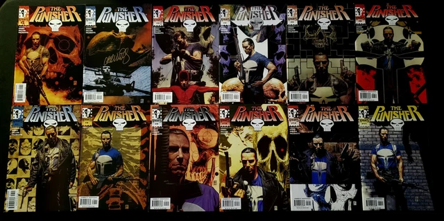 Punisher 1-12 Lot Run Garth Ennis  Marvel Knights  MATURE comic lot Signed #2 GE