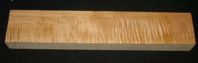 Curly Maple Lumber Block Carving Craft Art Knife Call 23" AAAA
