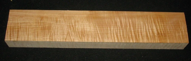 Curly Maple Lumber Block Carving Craft Art Knife Call 23" AAAA