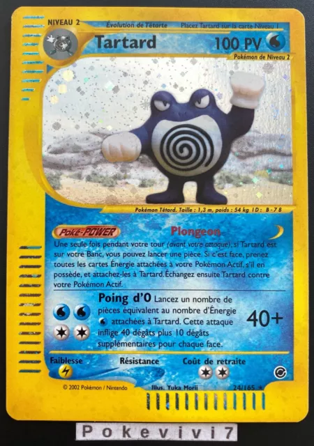 Pokemon Card TARTARD 24/165 HOLO Expedition Wizard FR