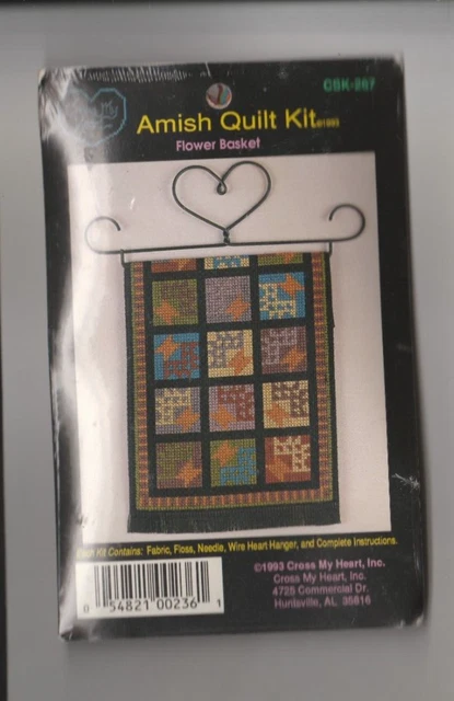 Kit Point De Croix Ferme Amish - Stoney Creek - Neuf Mais Pochette Usée